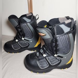 SKI-DOO RACING TEAM BRP BOMBARDIER SNOWMOBILE TALL BOOTS LACE SZ 7